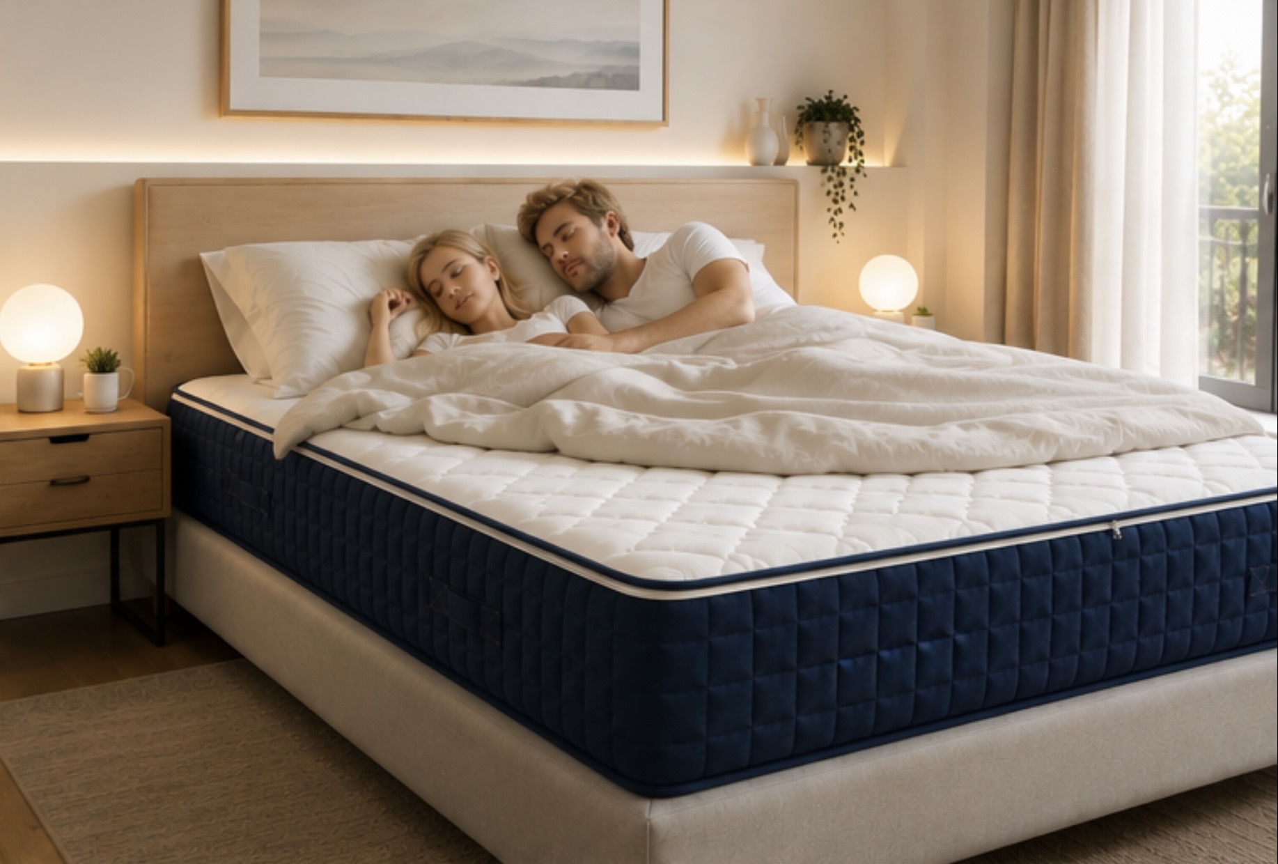 Materasso matrimoniale EcoMemory Supreme Sfoderabile 30 cm in camera da letto